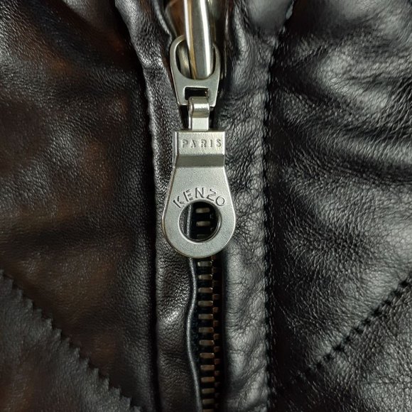 Women's kenzo leather jacket - Picture 7 of 12